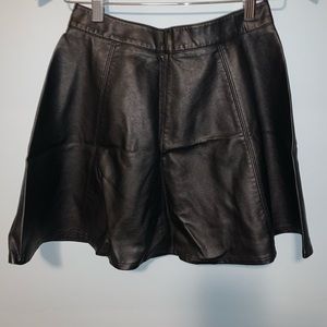 H&M pleather skirt